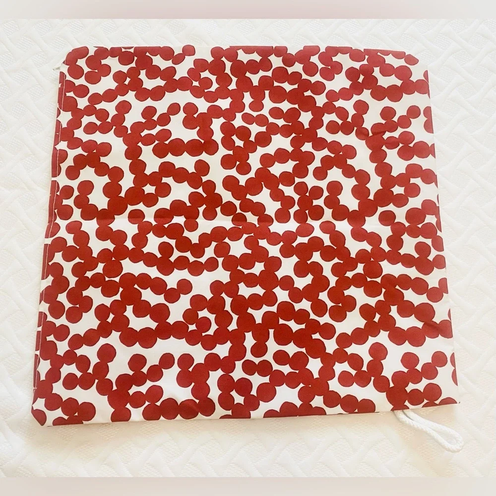 Set of 2 Ikea GULLBERGSÖ Cushion cover, in/outdoor, red/dot pattern 20x 20